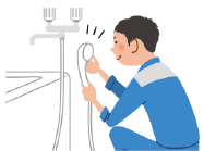水まわり修理のイメージイラスト