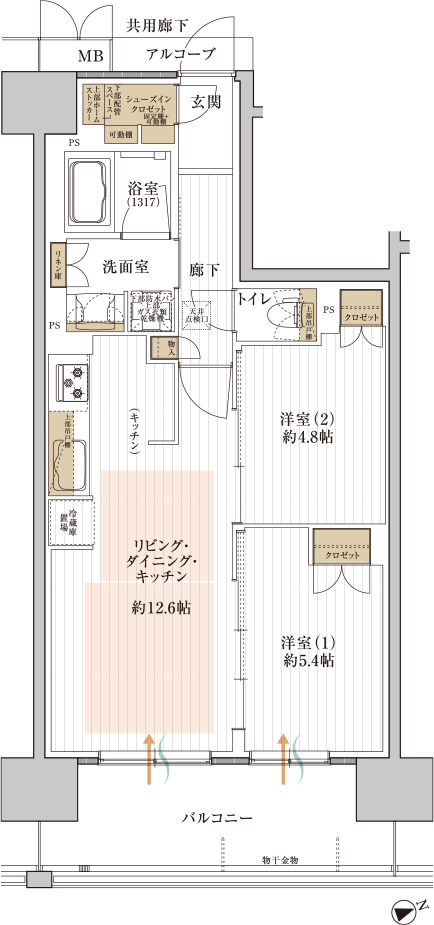 Cタイプ間取り
