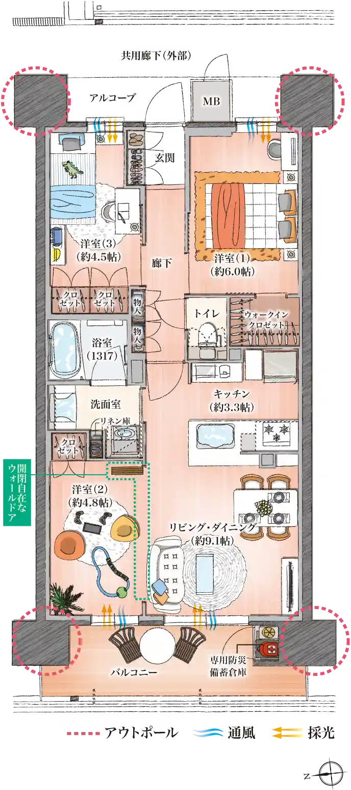 Ctype間取り図