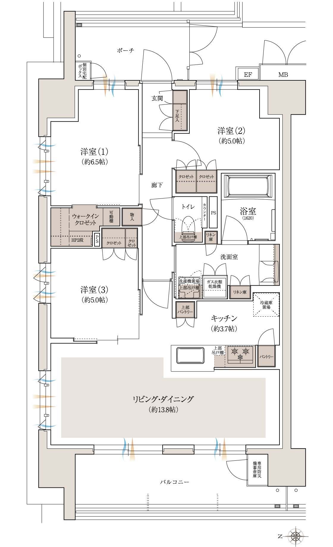 A type 間取り図