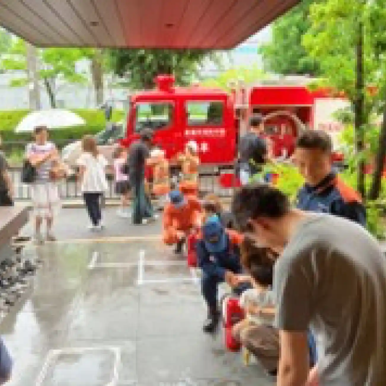 〈防災訓練〉 高槻市内