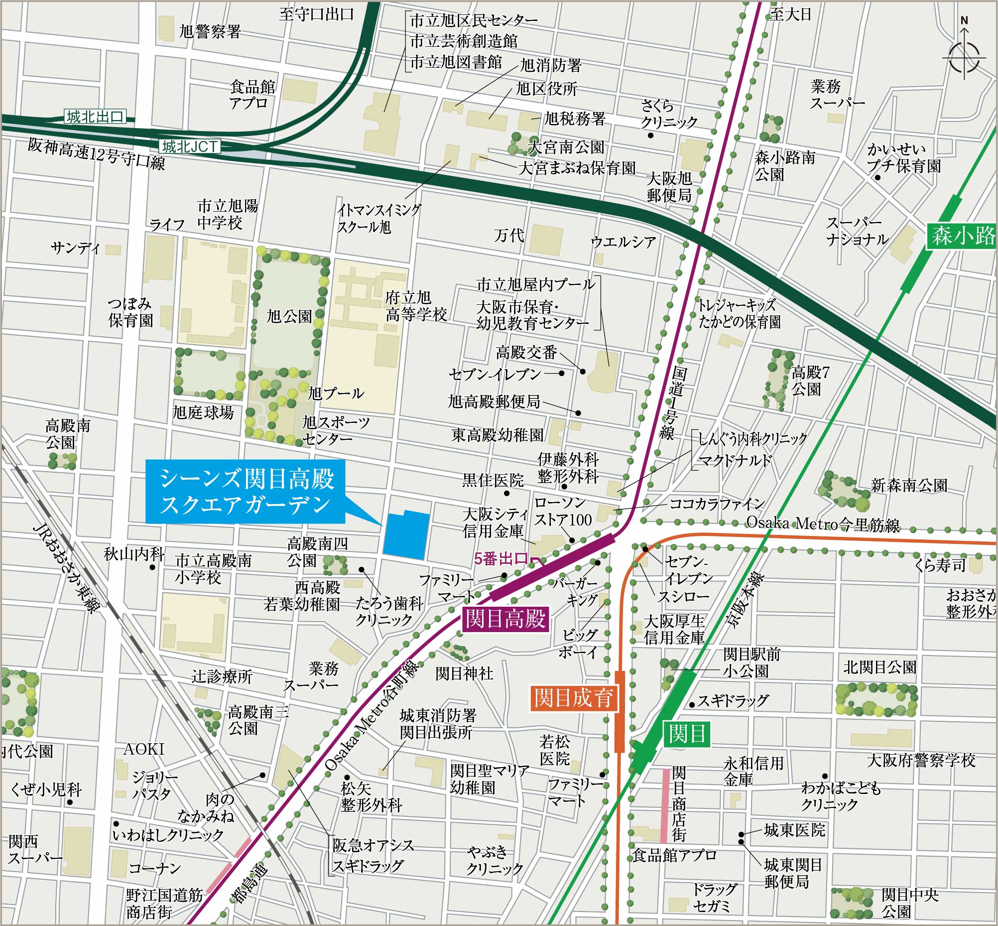 現地案内図
