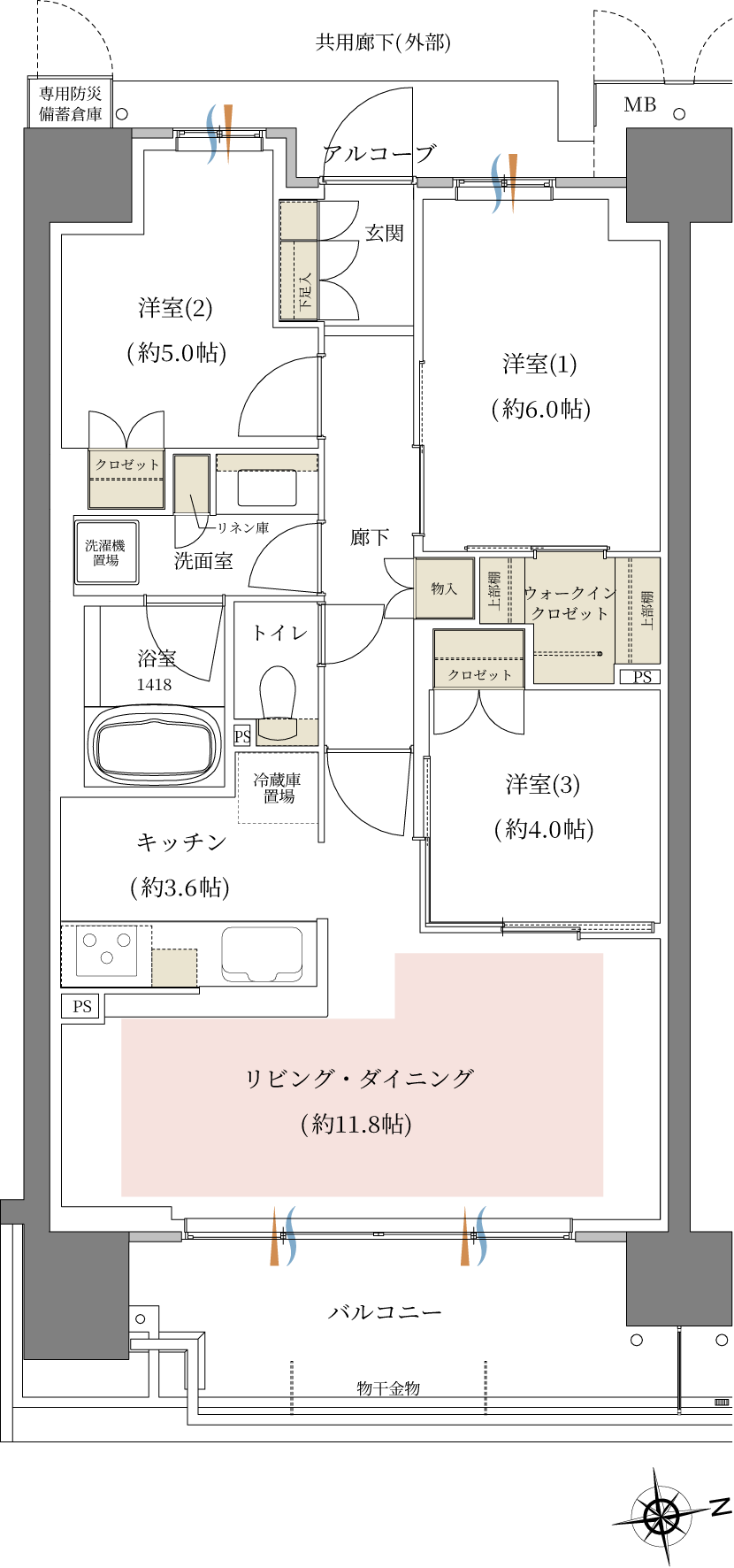 gtype間取り図