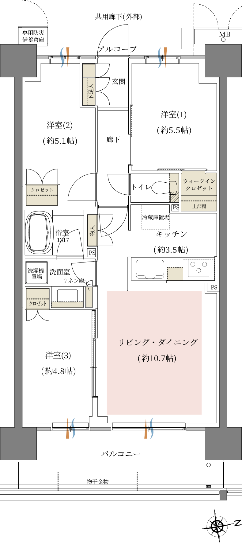 i1type間取り図