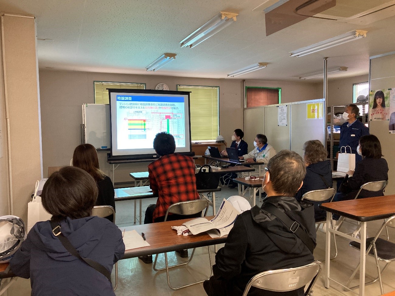 真上町現場見学会写真２